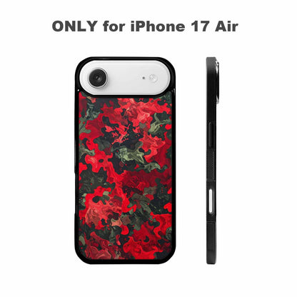 iPhone 17 Air Case — Small Military Camouflage Blotch Pattern Camo, Custom Print Case Cover