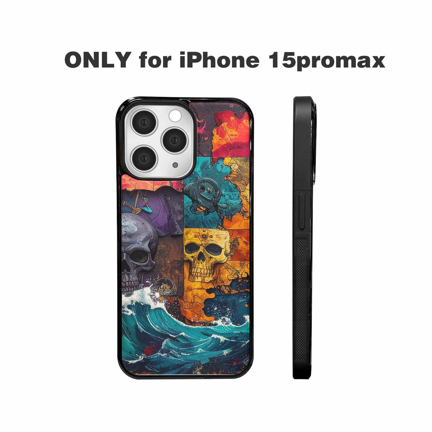 iPhone 15 Pro Max Case — Pirate Skull Flag Pirate Skull Flag, Unique Phone Case Design