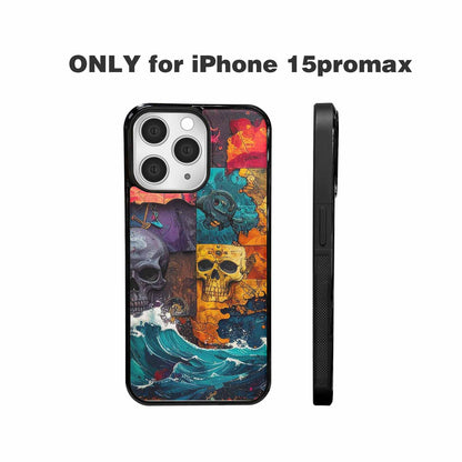 iPhone 15 Pro Max Case — Pirate Skull Flag Pirate Skull Flag, Unique Phone Case Design
