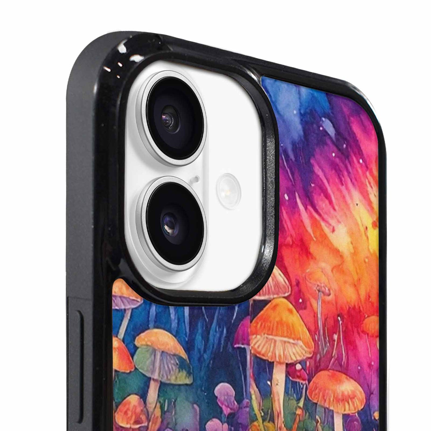 iPhone 17 Case — Mushrooms Tie Dyemushrooms Pat Tie Dye, Custom Print Case Cover