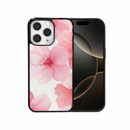 iPhone 15 Pro Max Case — Japanese Cherry Blossom Pattern Sakura Flowers, Personalized Phone Case