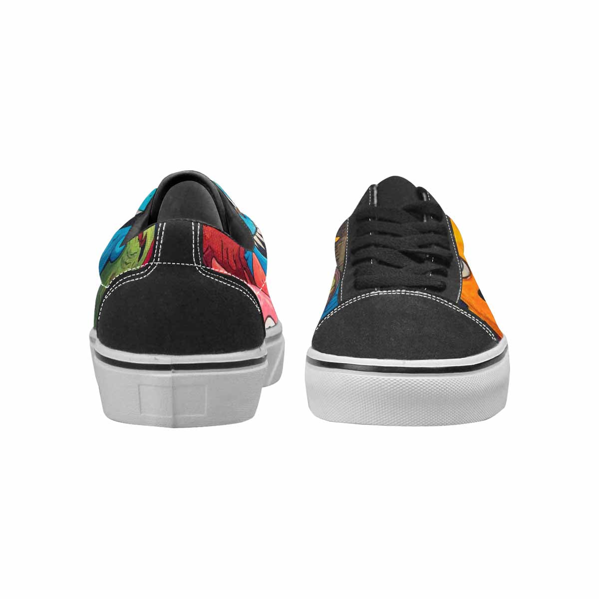 WOMEN'S Monsters (general) Lace-Up Canvas Grunge Custom Shoes