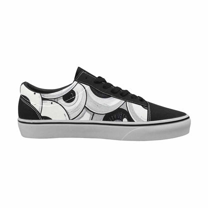 WOMEN'S Googly Cartoon Eyeballs Canvas Lace-Up Y2K Sneakers