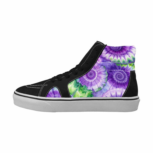 WOMEN'S Tie Dye - High Top Canvas Surreal Custom Shoes