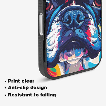 iPhone 16 Plus Case — French Bulldog Pop Art Pattern, Unique Phone Case Design