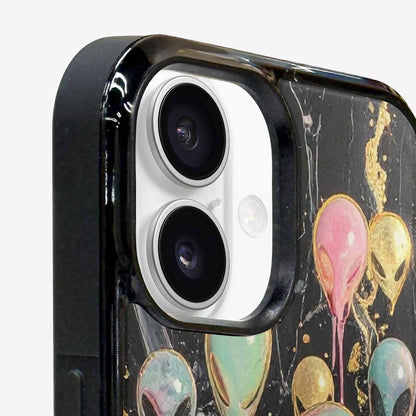 iPhone 16 Plus Case — Aliens Marblemelting Aliens Pa 7eb Personalized, Customized Protective Case