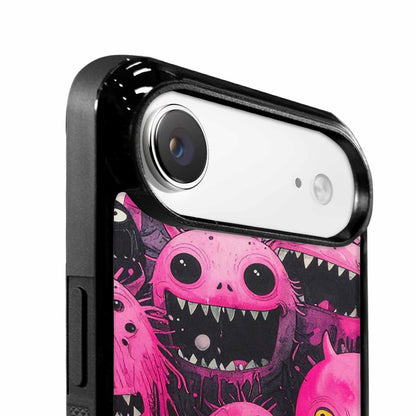 iPhone 17 Air Case — Black Pink Ink Monsters General Cartoon, Personalized Phone Case