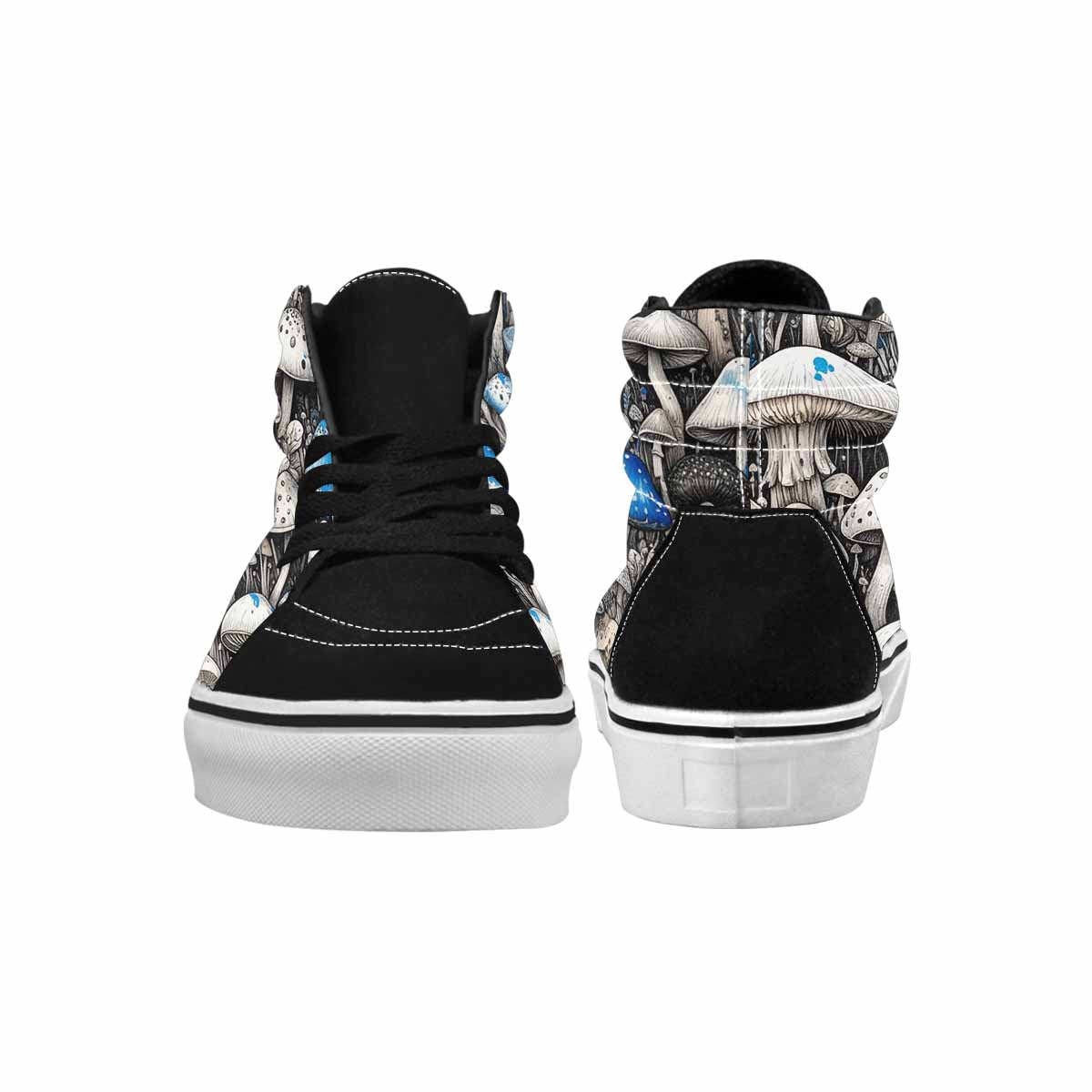 MEN'S Mushrooms (general) High Top Canvas Vivid Sneakers