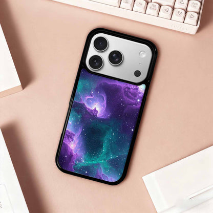 iPhone 17 Pro Case — Seamless Tileable Pattern Of Swirling Galaxy, Original Design Phone Case