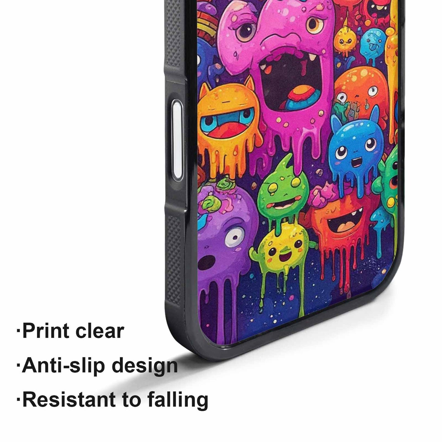 iPhone 17 Pro Max Case — Melting Cartoon Character Pattern Cartoon Cute, Personalized Phone Case