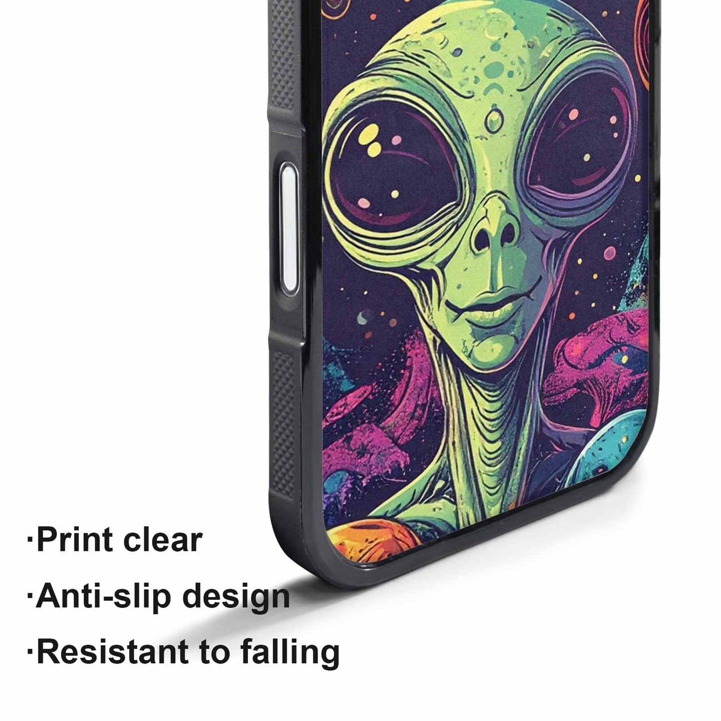 iPhone 17 Air Case — Alien Ufo Cartoon Art Pattern Alien, Personalized Phone Case