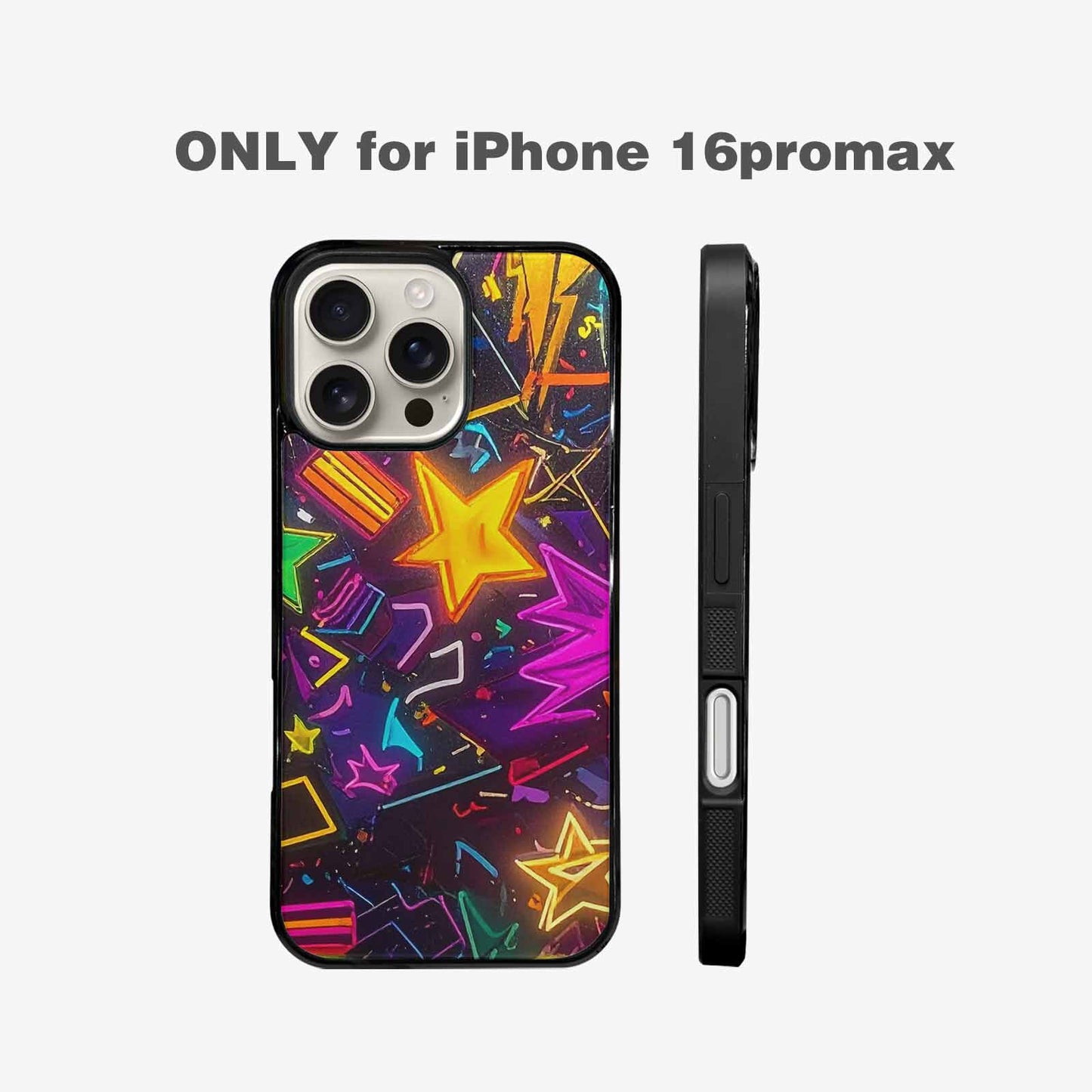 iPhone 16 Pro Max Case — 80s Retro Motif 80s Retro Motifs, Custom Print Case Cover
