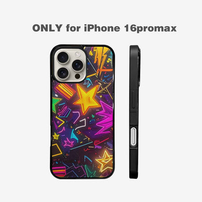 iPhone 16 Pro Max Case — 80s Retro Motif 80s Retro Motifs, Custom Print Case Cover