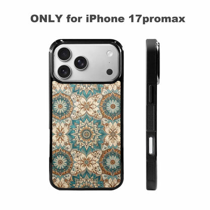 iPhone 17 Pro Max Case — Small Mandala Pattern, Randomly Floral, Custom Print Case Cover