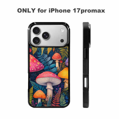 iPhone 17 Pro Max Case — Mushrooms Botanicalmushrooms P T7m Floral, Custom Print Case Cover