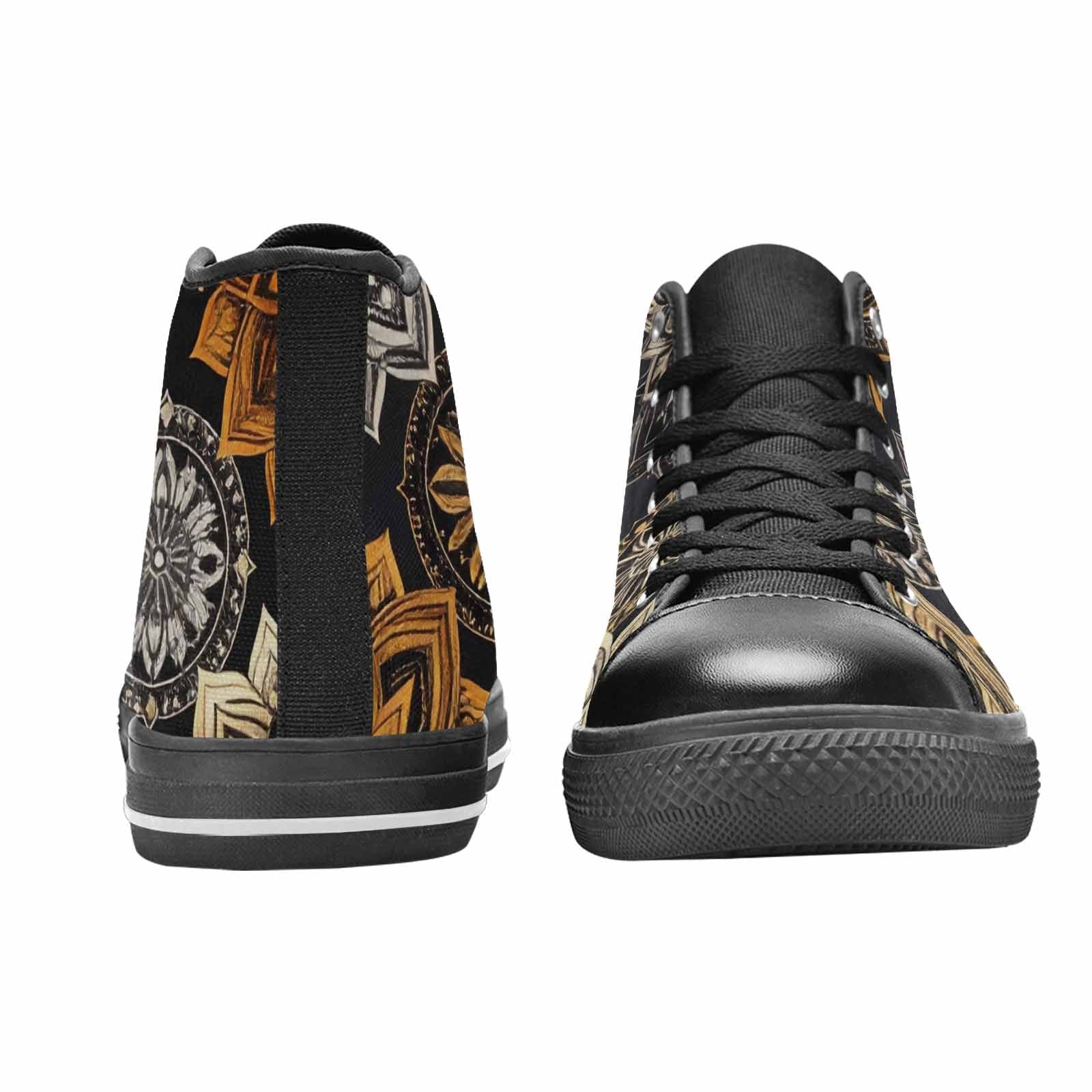 WOMEN'S Mandala High Top Canvas Dark Academia Custom Shoes