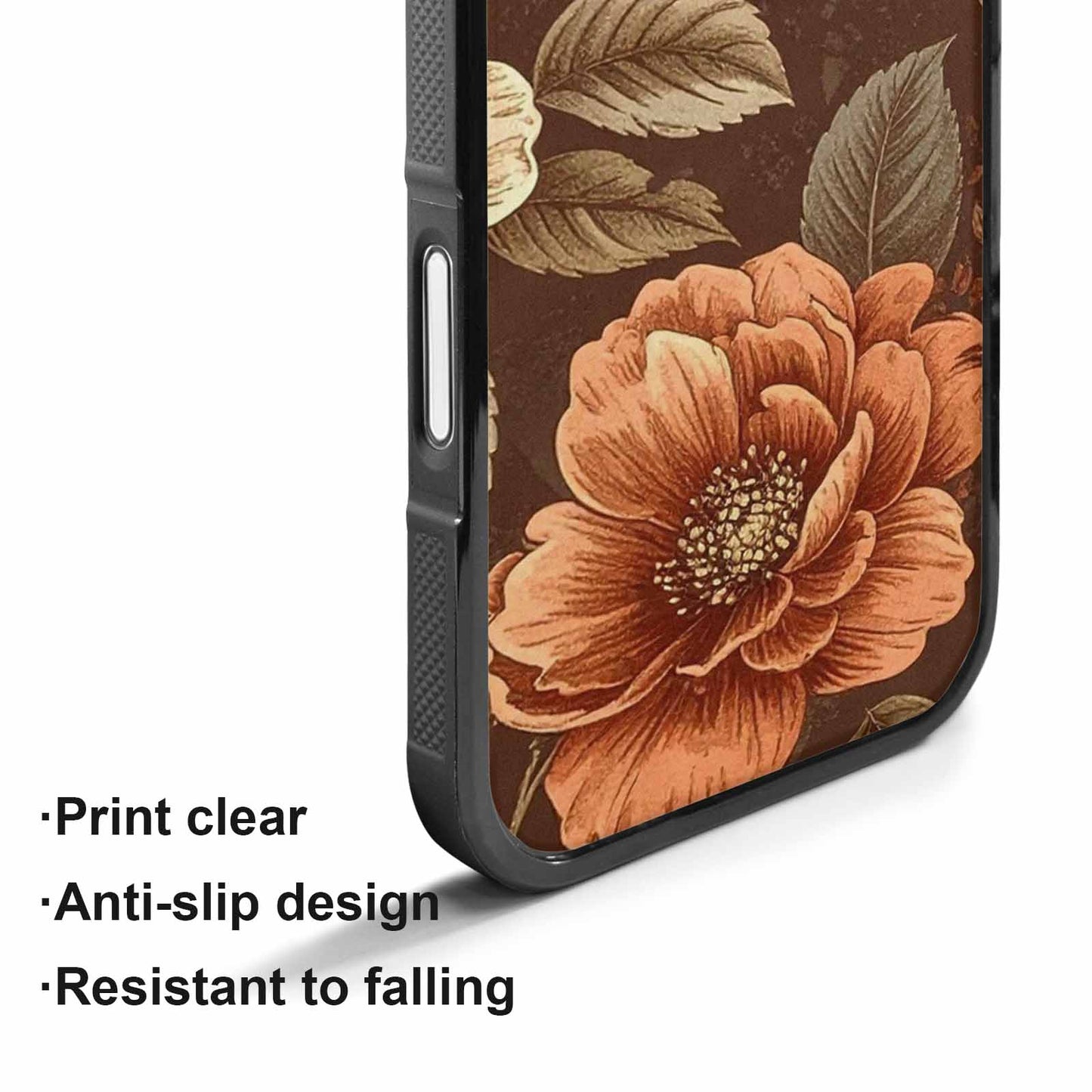 iPhone 17 Case — Vintage Botanical Art Pattern Floral, Personalized Phone Case