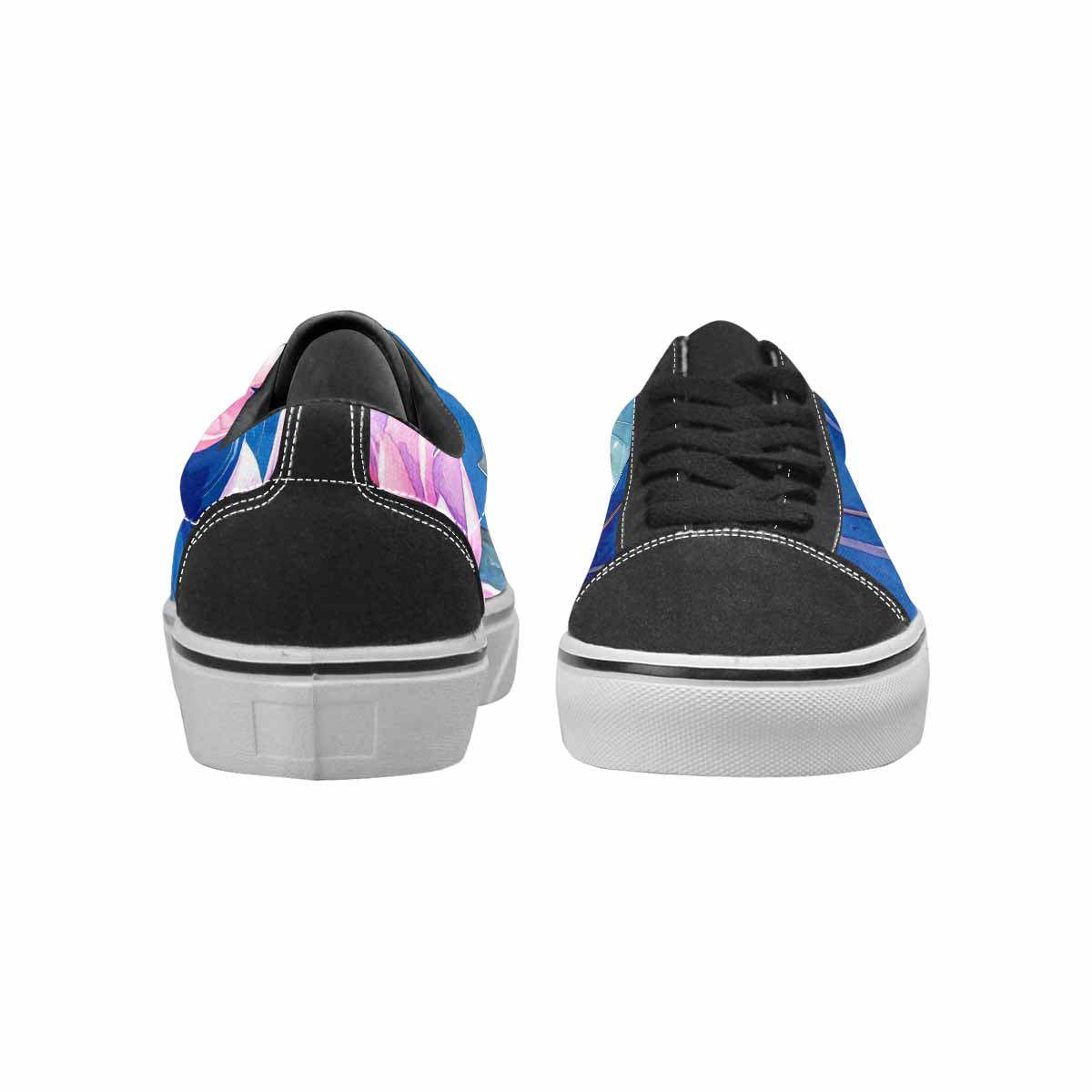WOMEN'S Water Lilies Impressionist Canvas Lace-Up Surreal Sneakers