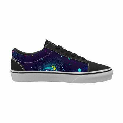 WOMEN'S Space Galaxy Astronaut Canvas Lace-Up Dark Academia Sneakers