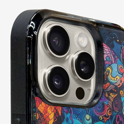 iPhone 16 Pro Case — Snakes And Skulls Collage Custom, Custom Printed Phone Case
