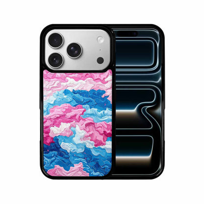 iPhone 17 Pro Case — Vivid Camo Transgender Pride Camo, Customized Protective Case