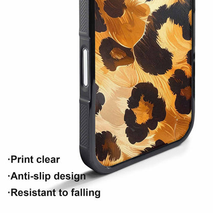 iPhone 17 Pro Max Case — Leopard Soft Airbrush Gradient Animal Print, Unique Phone Case Design