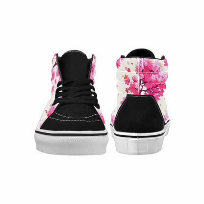 MEN'S Cherry Blossom Branch High Top Canvas Y2K Custom Shoes