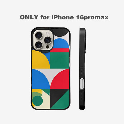 iPhone 16 Pro Max Case — 1960s Mod Cartoon Art Pattern, Customized Protective Case
