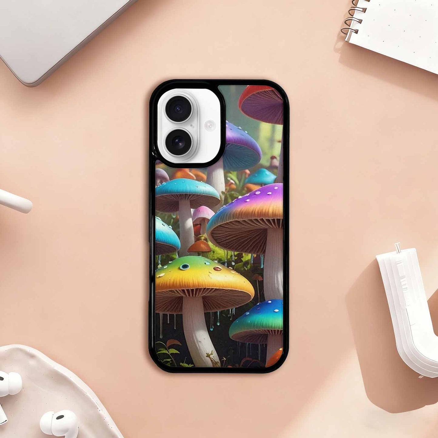 iPhone 17 Case — Overlapping Endlessly No Empty Galaxy Space, Customized Protective Case