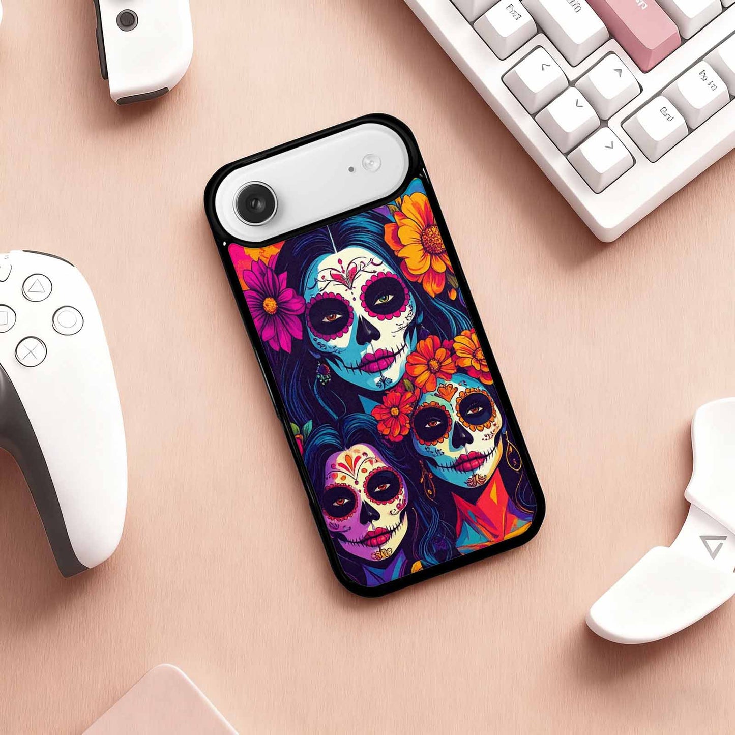 iPhone 17 Air Case — Skull Dark Art Gothic Print Gothic, Custom Print Case Cover