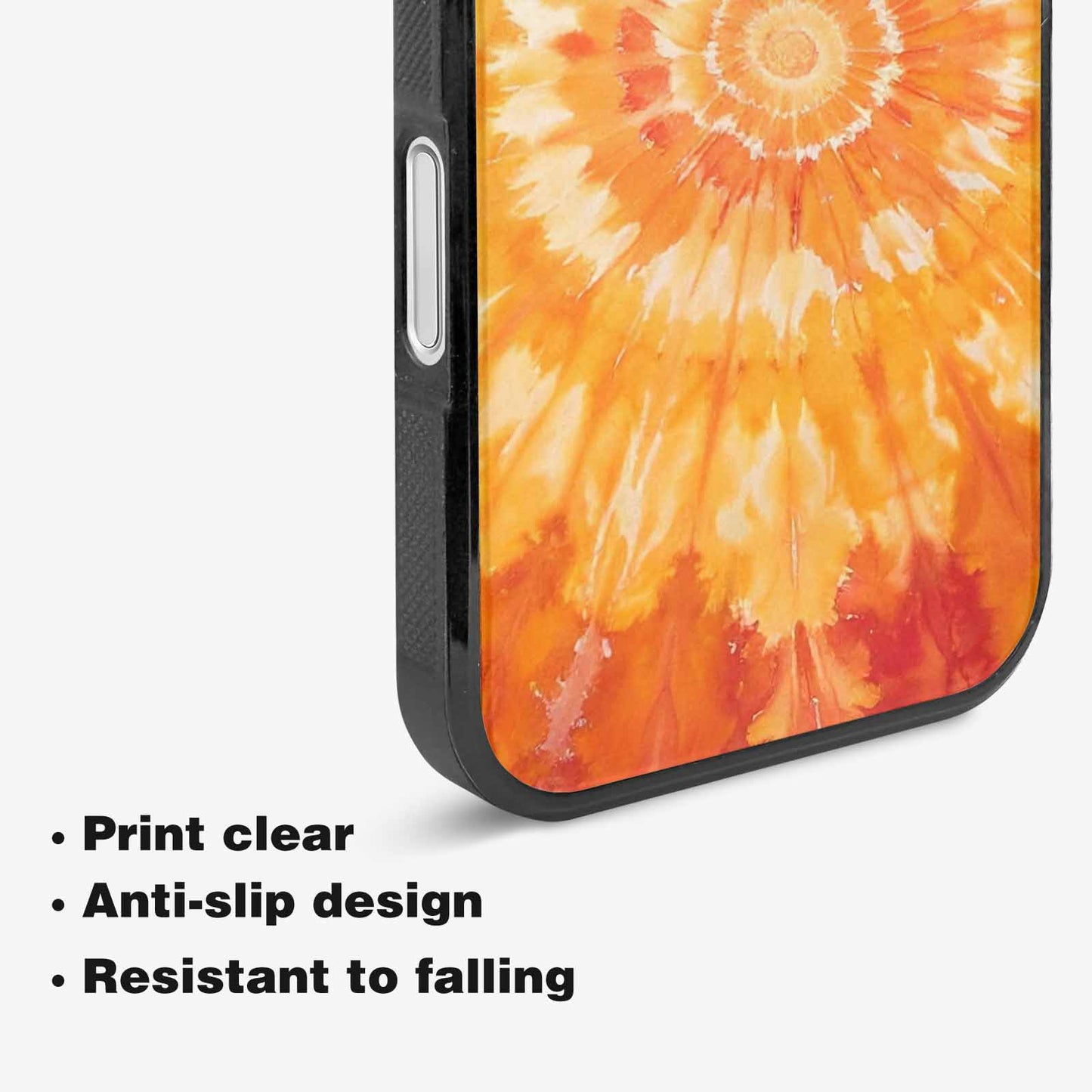 iPhone 16 Case — Ombre Tie Dye Warm, Original Design Phone Case