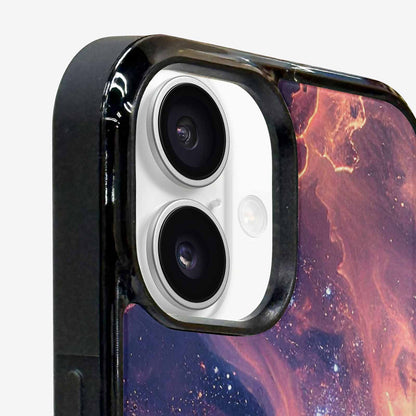 iPhone 16 Plus Case — Nebula Texture With Dense Star Cluster, Custom Designed Case Cover