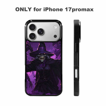 iPhone 17 Pro Max Case — Scary Horror Halloween Art Original Art, Unique Phone Case Design