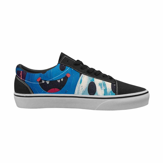 MEN'S Smiley Faces - Animal Lace-Up Canvas Kaleidoscope Sneakers