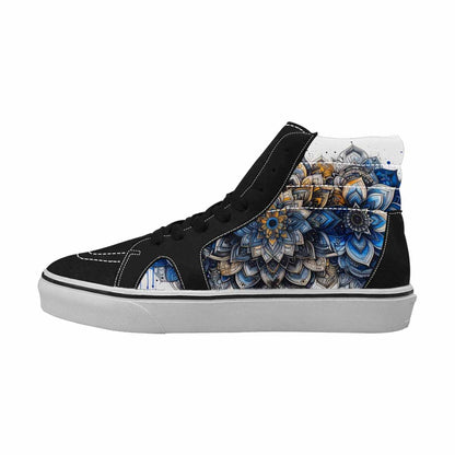 MEN'S Mandala Medallion High Top Canvas Dreamlike Custom Shoes