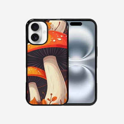 iPhone 16 Case — Bold Autumn Mushroom Bold Autumn Mushroom, Custom Made Phone Cover
