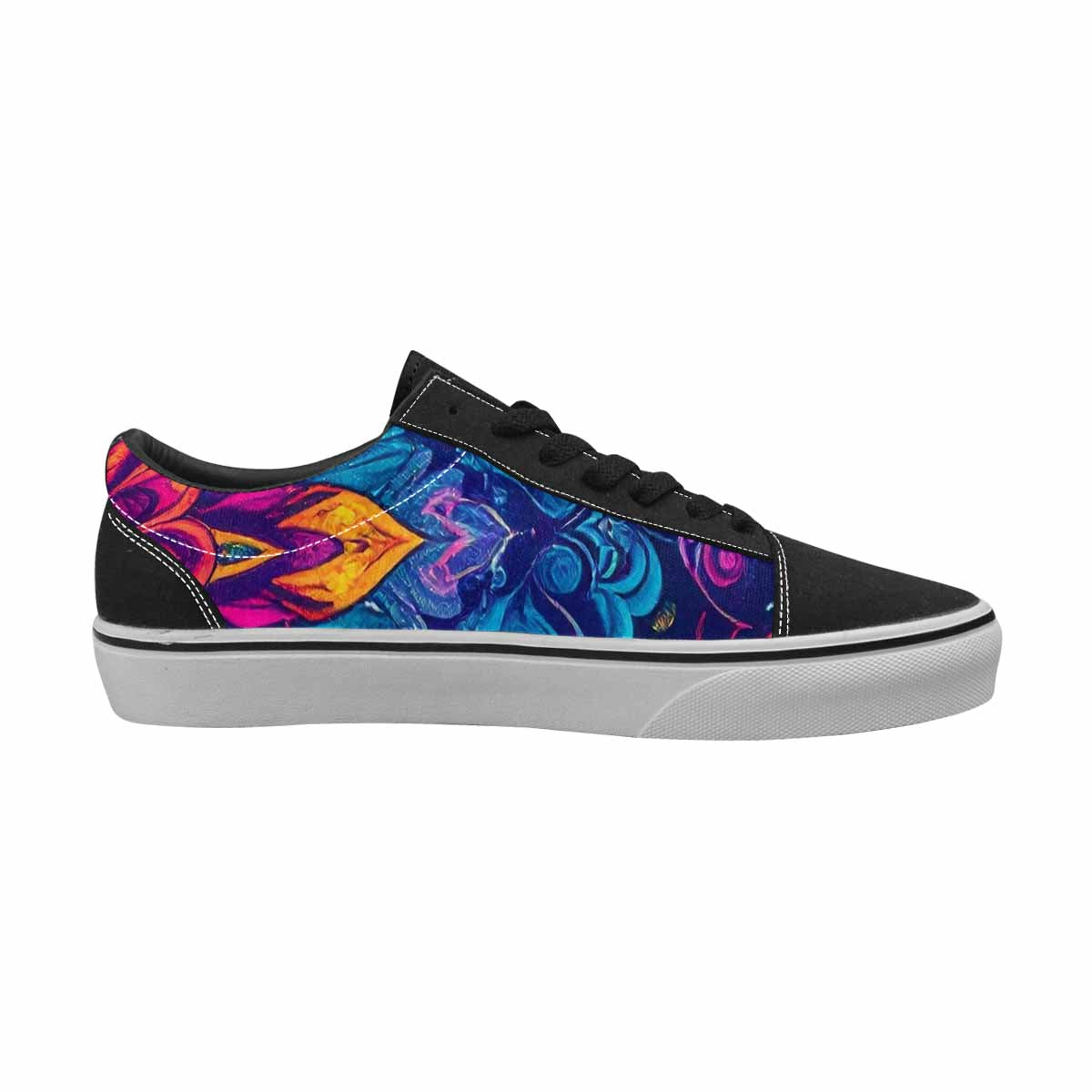 WOMEN'S Tie Dye Mandala Canvas Lace-Up Grunge Shoes