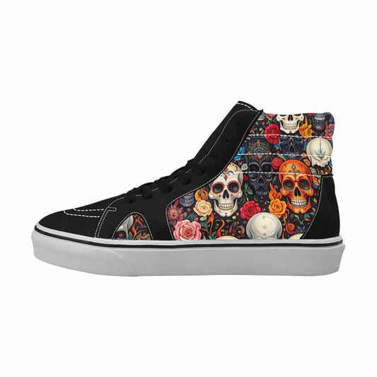 MEN'S Skull High Top Canvas Dreamcore Custom Shoes