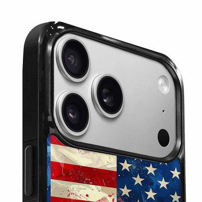 iPhone 17 Pro Case — Small American Flag Stars And Galaxy, Custom Made Phone Cover