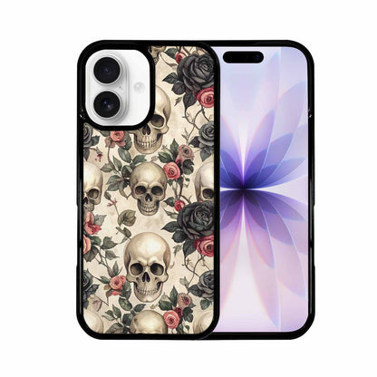 iPhone 17 Case — Skulls Roses And Skulls Gothic Skulls, Personalized Phone Case