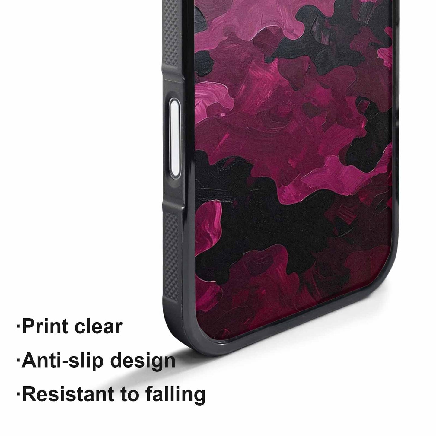 iPhone 17 Pro Max Case — Seamless Repeating Pattern Of Camo, Custom Print Case Cover