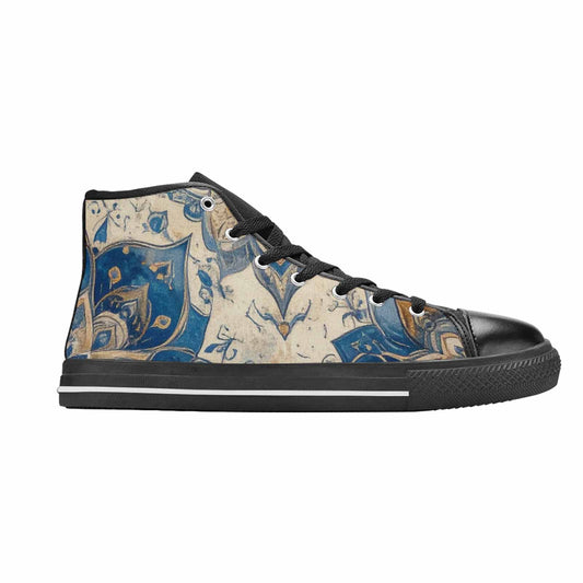 WOMEN'S Mandala High Top Canvas Vivid Custom Sneakers