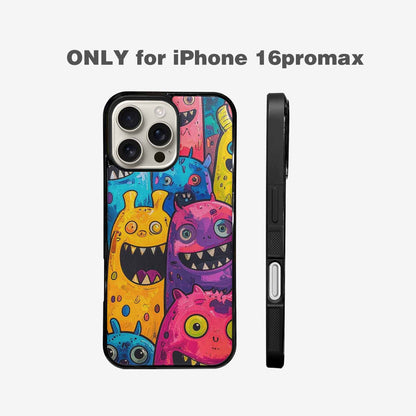 iPhone 16 Pro Max Case — Goofy Cartoon Monster, Custom Phone Case