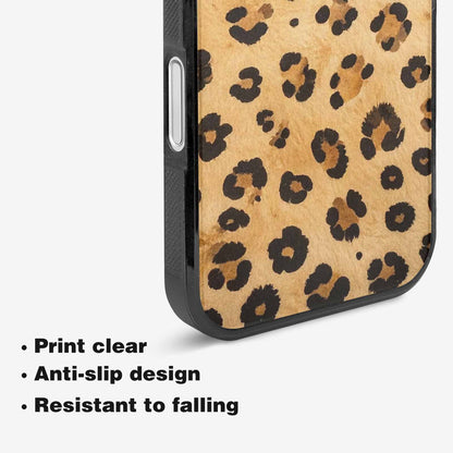 iPhone 16 Case — Cheetah Print Sandy Tan Base With, Custom Print Case Cover