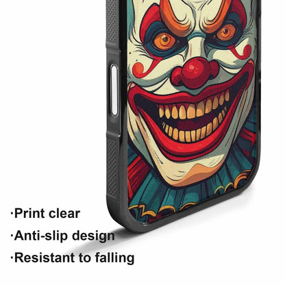 iPhone 17 Case — Evil Circus Heads Faces Cartoon Cute, Custom Print Case Cover