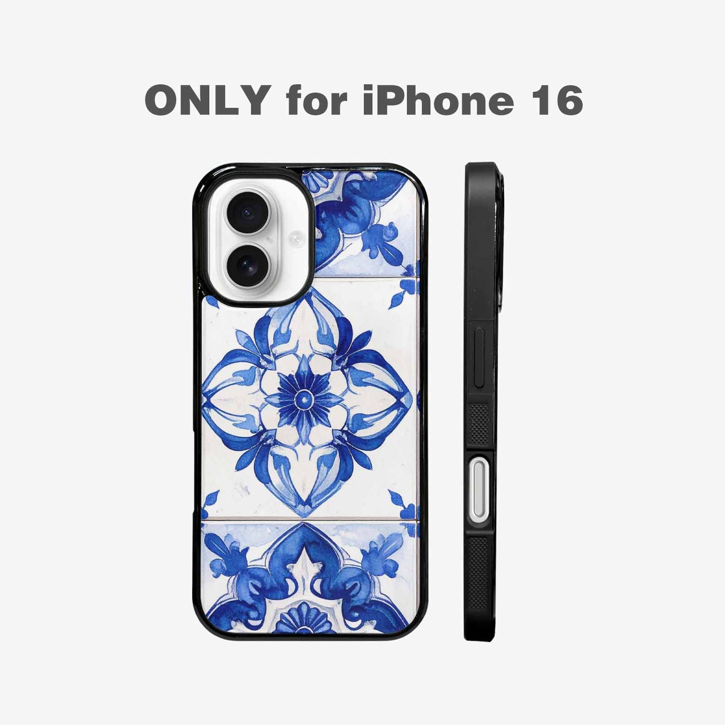 iPhone 16 Case — Talavera Tile Floral, Custom Phone Case