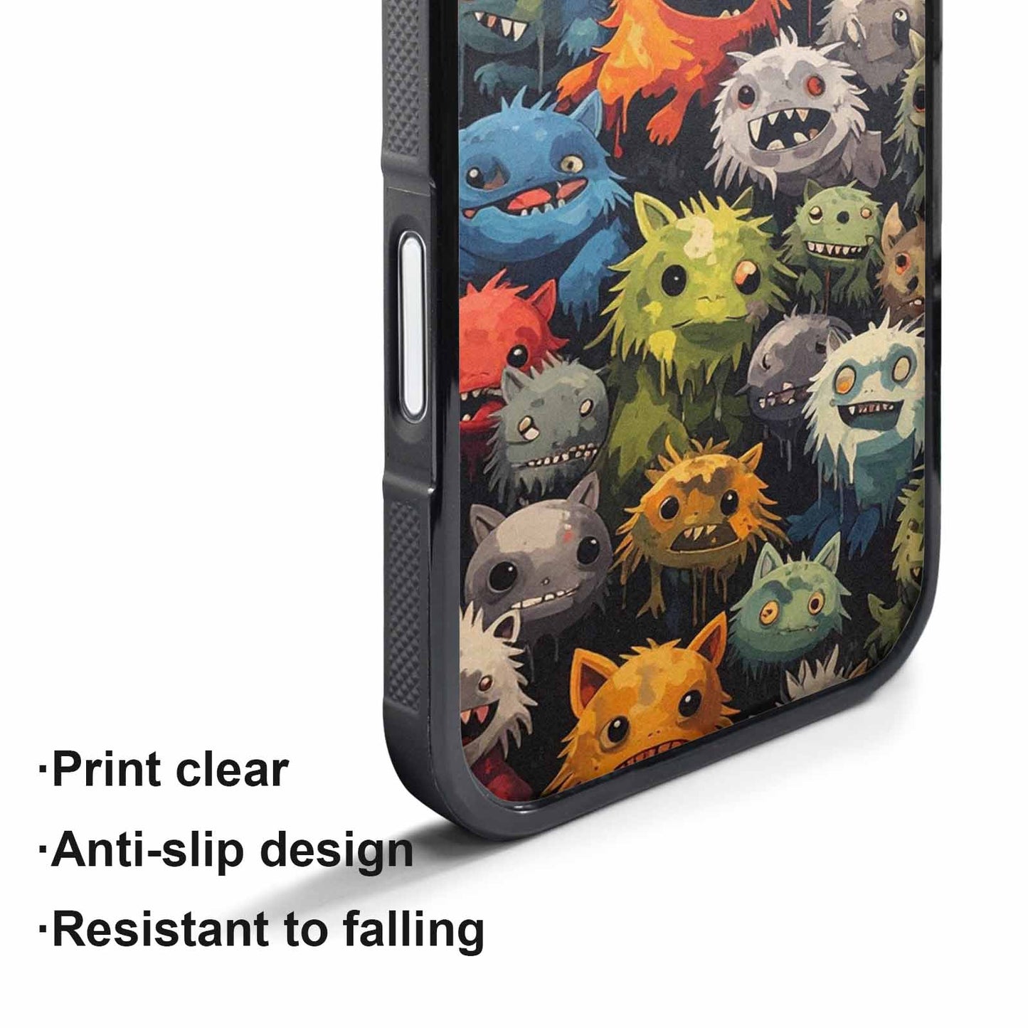 iPhone 17 Pro Max Case — Monsters Camomonsters Pattern U0v Camo, Custom Art Phone Cover