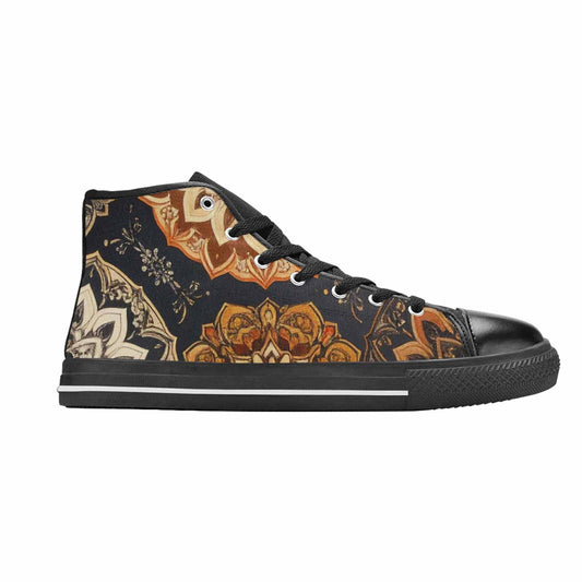 WOMEN'S Mandala High Top Canvas Cottagecore Shoes