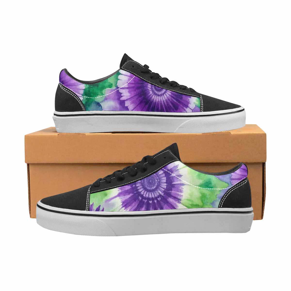WOMEN'S Tie Dye - Canvas Lace-Up Y2K Sneakers