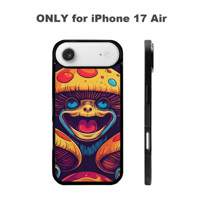 iPhone 17 Air Case — Retro Mushroom Cartoon Art Pattern Retro, Custom Art Phone Cover